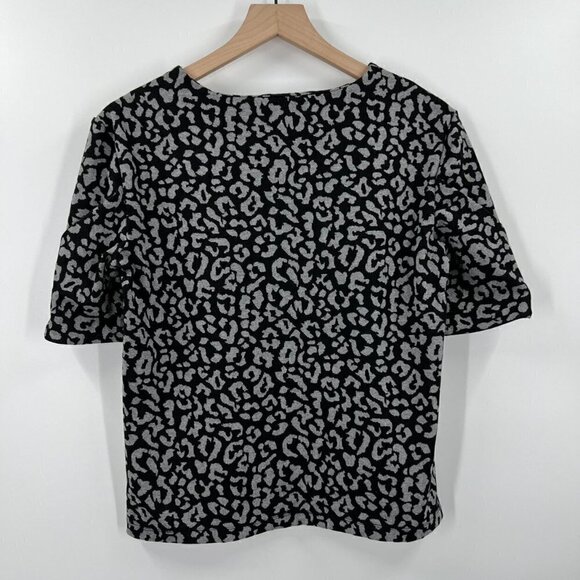 Banana Republic Leopard Puff Sleeve Blouse - Picture 7 of 8